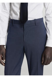 thumbnail: Mango Man super slim fit geruite pantalon - middenblauw