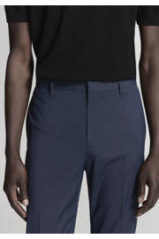 thumbnail: Mango Man super slim fit geruite pantalon - middenblauw