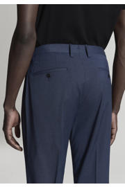 thumbnail: Mango Man super slim fit geruite pantalon - middenblauw