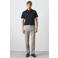 Mango Man slim fit polo - marineblauw
