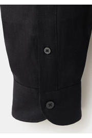 thumbnail: Mango Man linnen regular fit overhemd - zwart