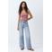 MANGO TEEN strapless top met smockwerk - oudroze