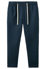 thumbnail: Mango Man slim fit casual broek met linnen - marine