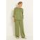 CLAUDIA BY CLAUDIA STRÄTER high waist wide leg broek - groen