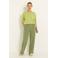 CLAUDIA BY CLAUDIA STRÄTER wide leg broek - groen