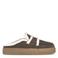 Inuikii leren clogs - donkerbruin