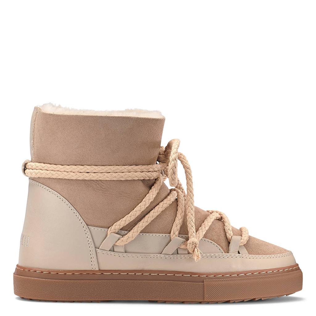 Inuikii Classic leren enkelboots - beige