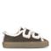 Inuikii Shearling Low Velco leren suède sneakers - donkerbruin