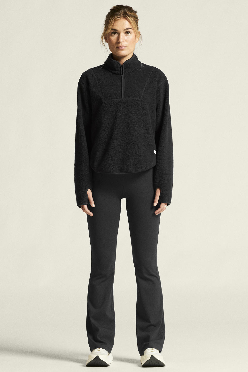 Craft Join Pile fleece rechtvallende fleecetrui - zwart