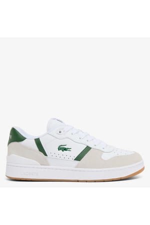 T-Clip Set leren sneakers - wit/groen