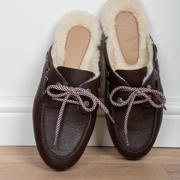 thumbnail: PS Poelman Loes leren clogs - bruin