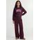 JJXX GIRL sweater met tekst - donkerrood
