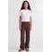 JJXX GIRL loose fit casual broek - donkerbruin