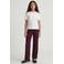 JJXX GIRL loose fit casual broek - donkerrood