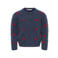 KIDS ONLY MINI gebreid vest met borduursels en hartjes - donkerblauw