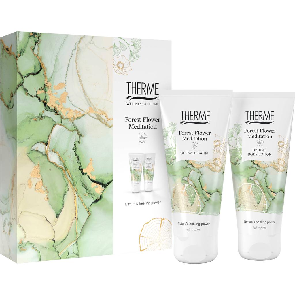 Therme Forest Flower Meditation Halve Harmonica Body Lotion 200ml/Shower Gel