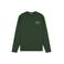 Malelions regular fit longsleeve met backprint - donkergroen