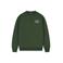 Malelions oversized sweater met backprint - donkergroen