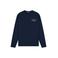 Malelions regular fit longsleeve met backprint - donkerblauw