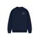 Malelions oversized sweater met backprint - donkerblauw