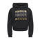 KIDS ONLY GIRL rechtvallende hoodie met print - zwart