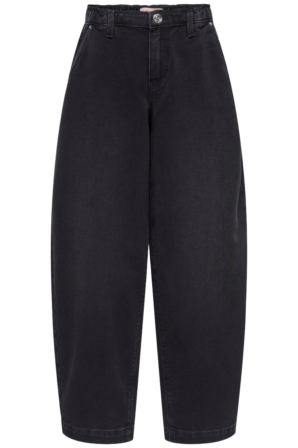 KIDS ONLY GIRL KOGCOMET barrel jeans - zwart