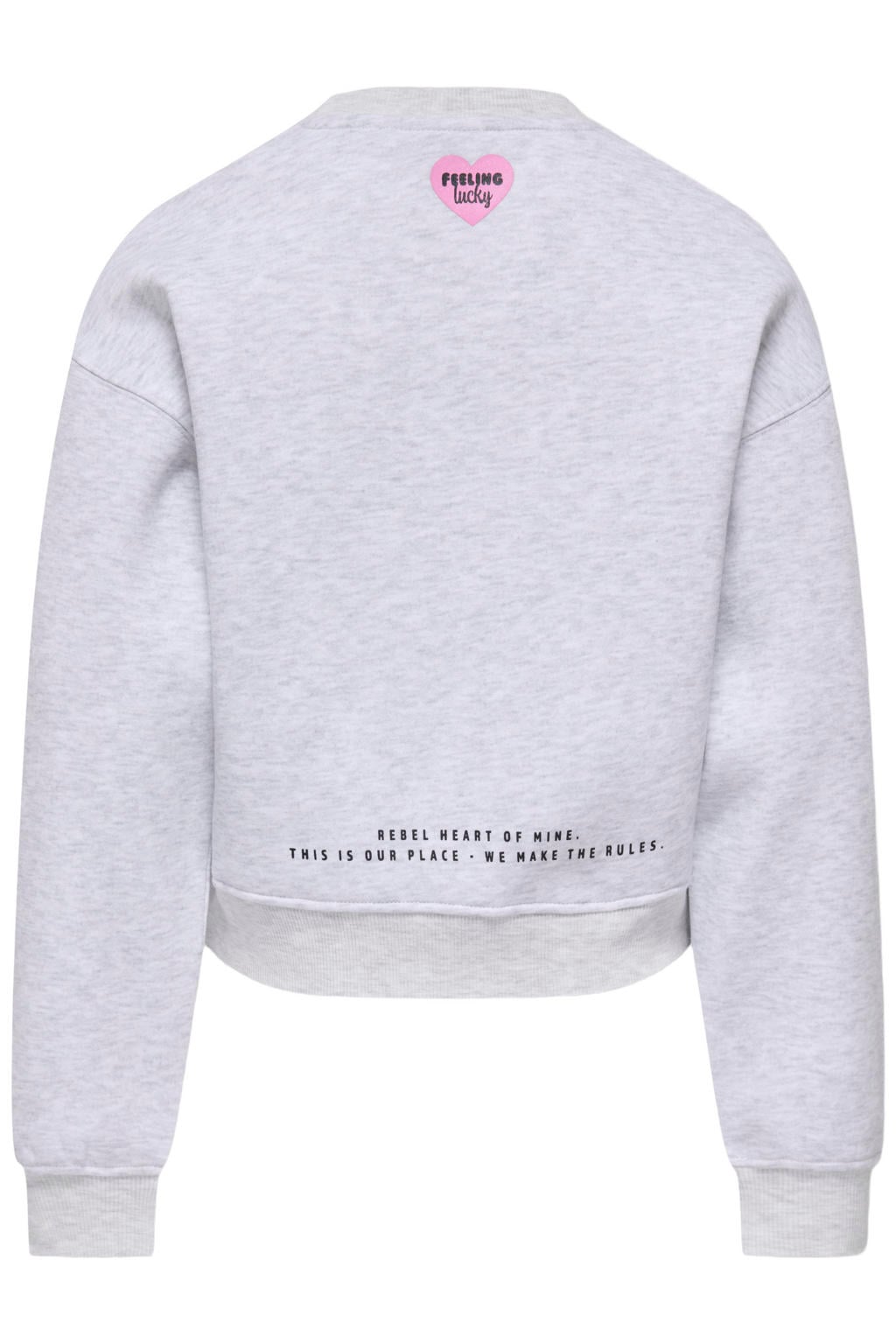 KIDS ONLY GIRL sweater met backprint - grijs