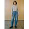 VERO MODA gestreepte sweater - lichtgrijs