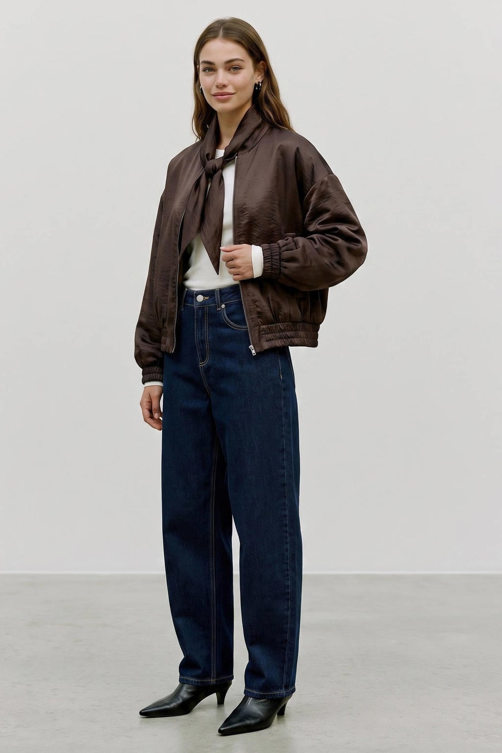 VERO MODA x Wehkamp bomberjack - bruin