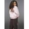 KIDS ONLY GIRL oversized gebreide sweater met backprint - lichtroze