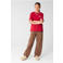 Shoeby T-shirt met backprint - rood