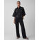 Shoeby high waist relaxed fit broek met plooien - zwart