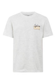 thumbnail: Shoeby T-shirt met print - lichtgrijs