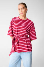 thumbnail: Shoeby gestreept T-shirt - roze