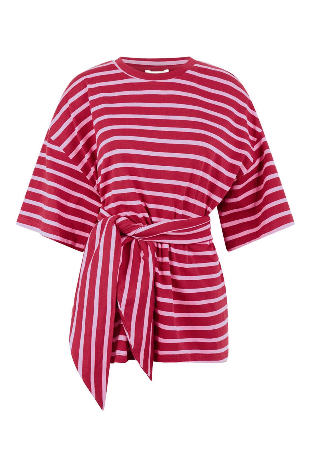 Shoeby gestreept T-shirt - roze
