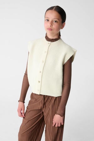 gebreide gilet - ecru