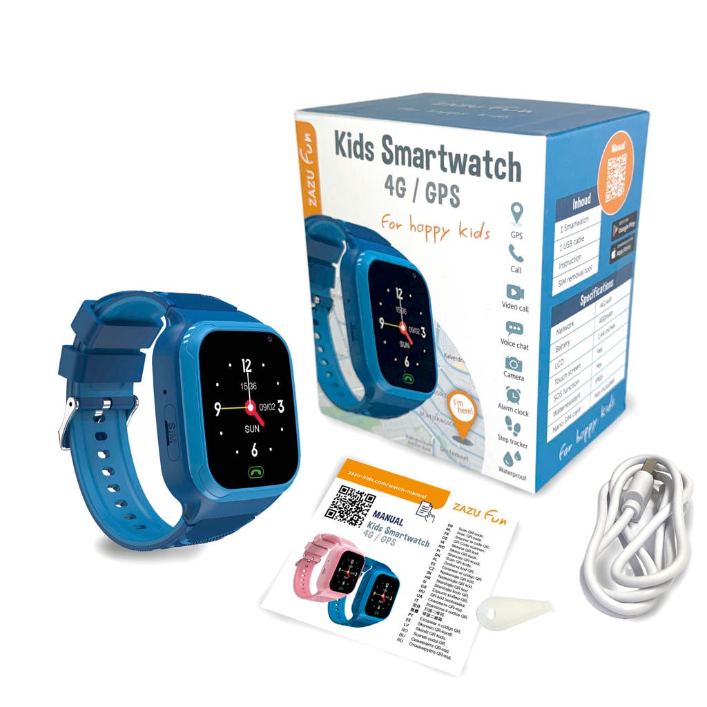 Zazu Kids Smartwatch - Blue