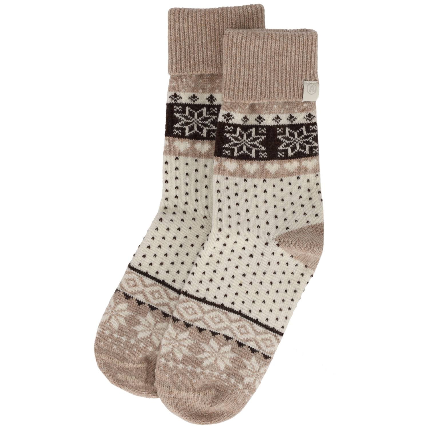 Apollo huissokken beige