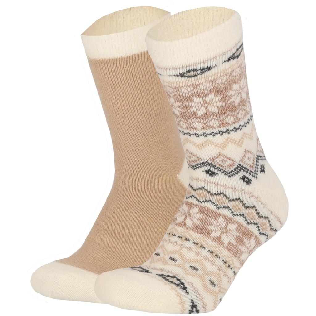 Apollo huissokken - set van 2 beige