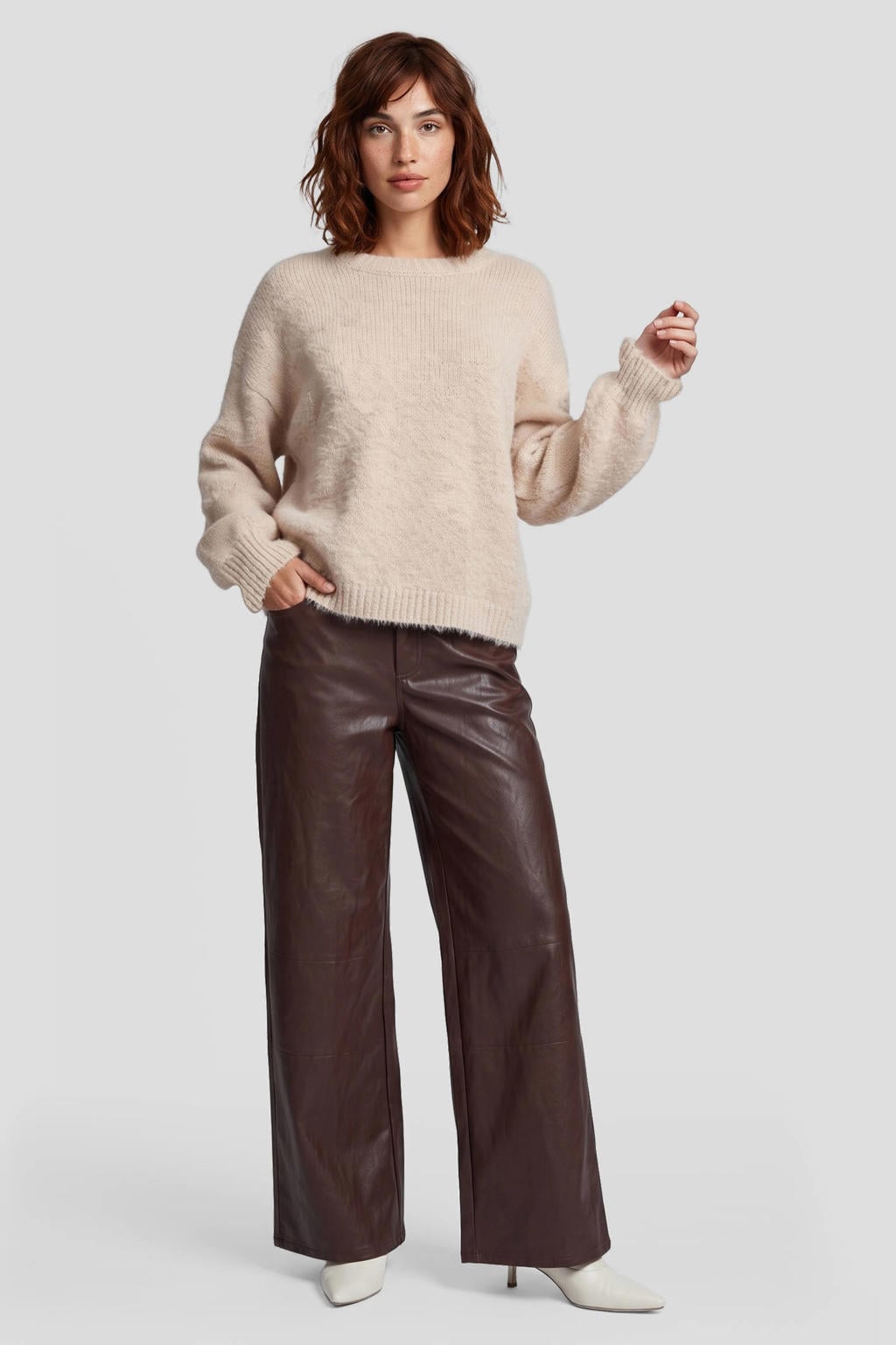 FLURESK pullover - ecru