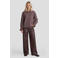 FLURESK geruite blouse - bruin