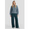 FLURESK wide leg broek - petrol