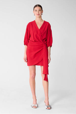 korte zomerjurk - rood
