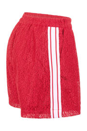 thumbnail: Shoeby straight leg casual short met print - rood