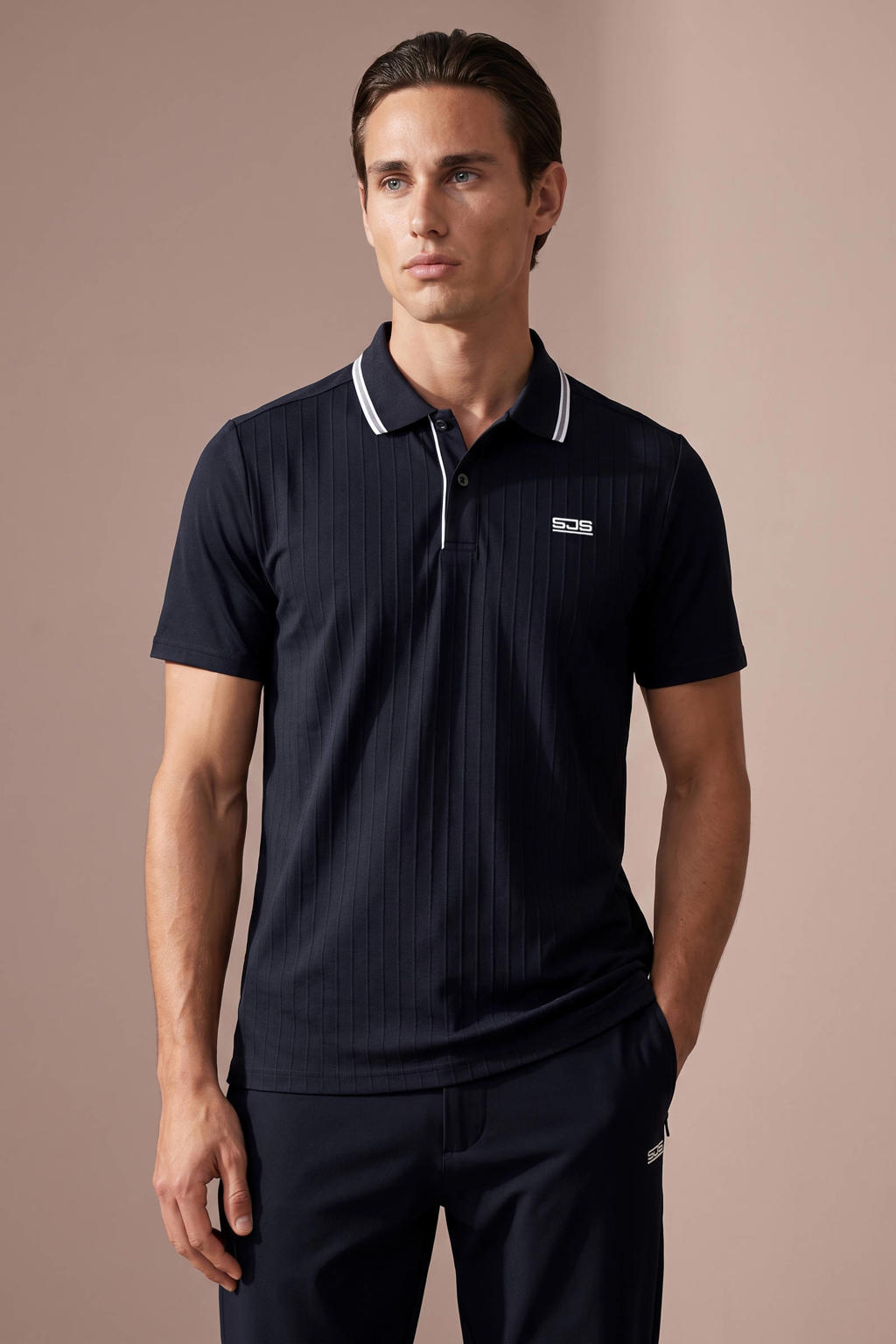 Sjeng Sports Cato sportpolo - donkerblauw