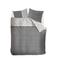 Riviera Maison Amsterdam Loft katoenen 1-persoons dekbedovertrek 140x220 cm - grijs