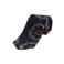 WE Fashion zijden stropdas met print - donkerblauw