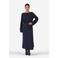 IBANA midi jurk met ceintuur - blauw