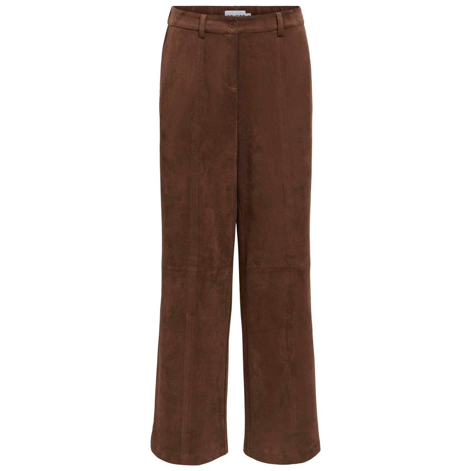 OBJECT wide leg casual broek bruin