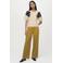 OBJECT wide leg pantalon - olijfgroen